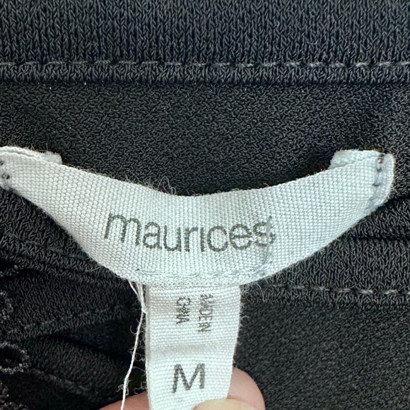 Maurice’s Lace Up Black Tank Top Size MD - Picture 4 of 5